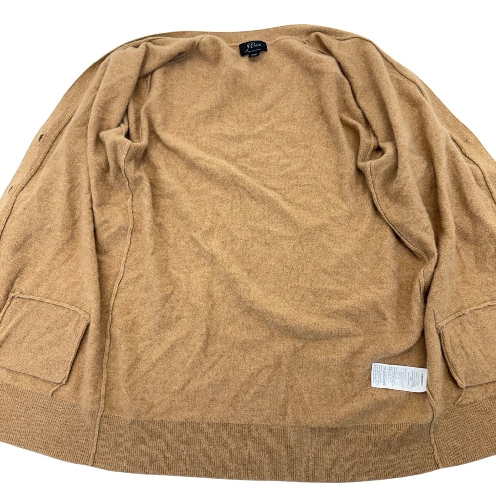 J. Crew Cashmere Cardigan XXS Camel/Tan - Picture 10 of 16